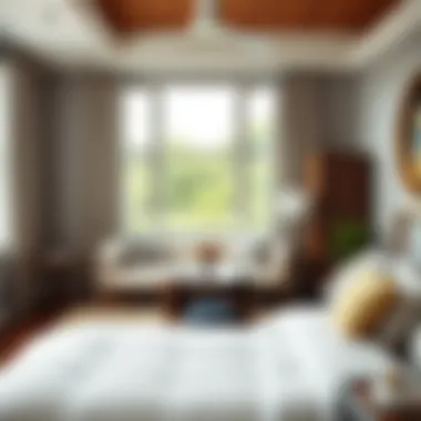 Thoughtful Furniture Arrangement in Full-Size Bedrooms Thoughtful arrangement of furniture in a full-size bedroom emphasizing functionality and style