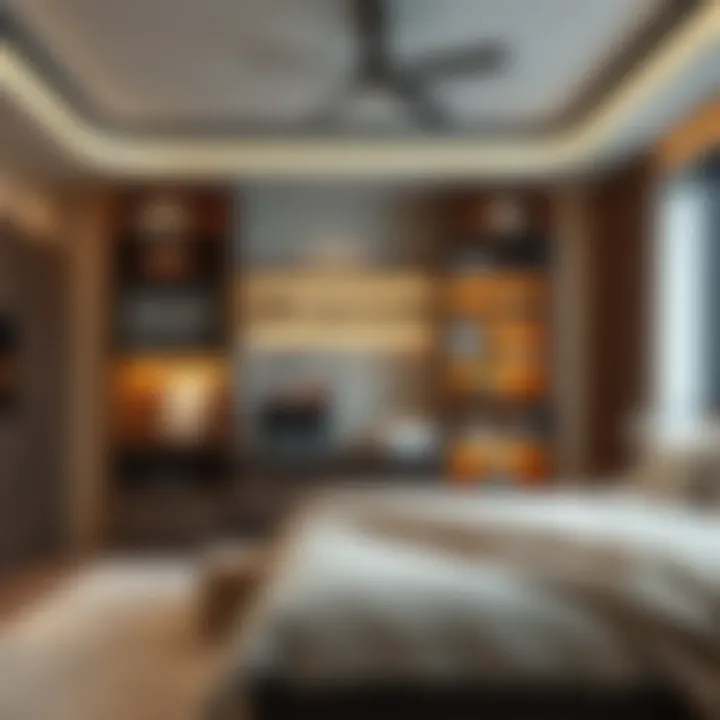 Innovative Storage Solutions in Full-Size Bedrooms Innovative storage solutions integrated into a full-size bedroom layout for maximizing space efficiency