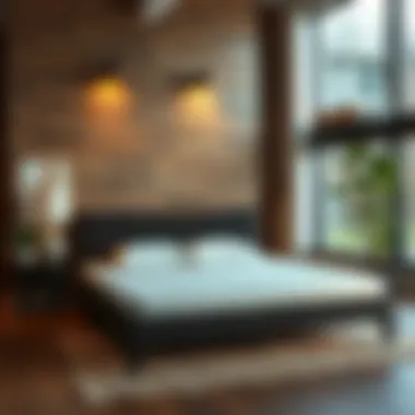 Various bed foundation options without box springs