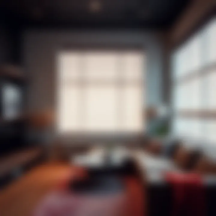 Aesthetic appeal of 6-foot window blinds enhancing room ambiance