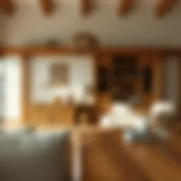 Elegant wooden furniture showcasing traditional craftsmanship