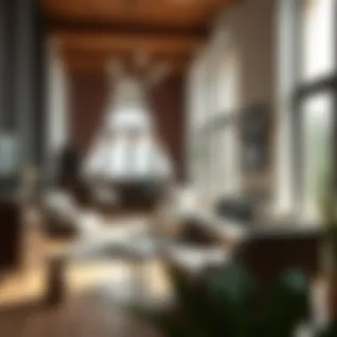 Timeless Blend of Styles A blend of vintage and contemporary styles in interior decor