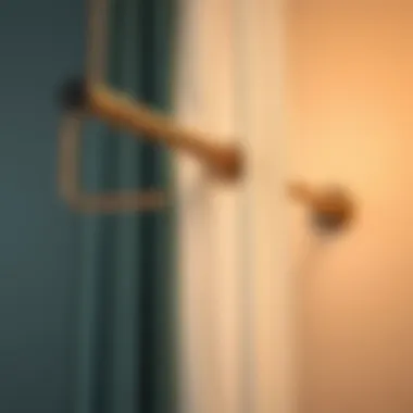 Modern Elegance of the Irja Curtain Rod Elegant Irja curtain rod showcasing modern design