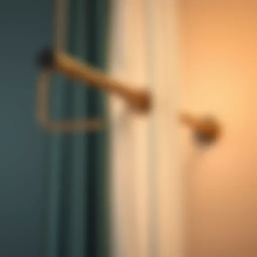 Modern Elegance of the Irja Curtain Rod Elegant Irja curtain rod showcasing modern design