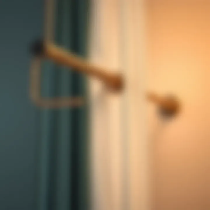 Modern Elegance of the Irja Curtain Rod Elegant Irja curtain rod showcasing modern design