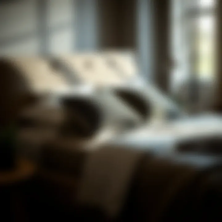 Enhanced Sleep Quality with King Bed Pillow Toppers Illustration depicting sleep quality improvement with pillow toppers