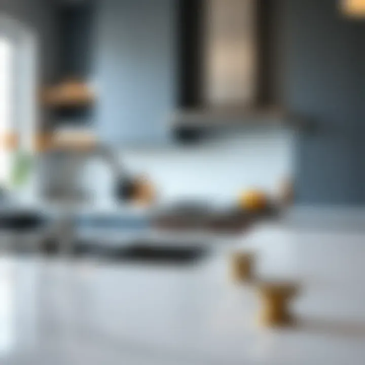 A stylish kitchen featuring modern design trends in knobs