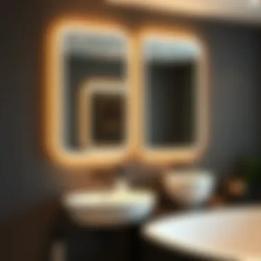 Contemporary Large Mirrors with Innovative Styles Contemporary large mirrors showcasing innovative design