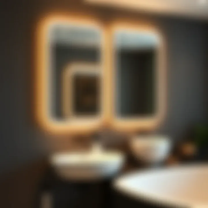 Contemporary Large Mirrors with Innovative Styles Contemporary large mirrors showcasing innovative design