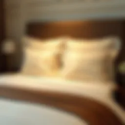 Luxurious large pillow covers enhancing bedroom aesthetics