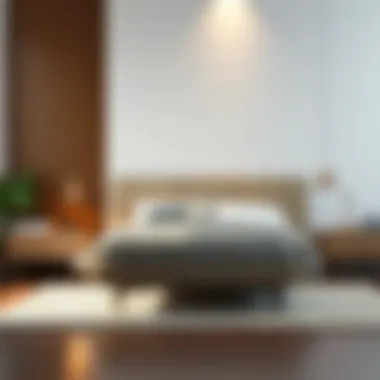 Modern Bed Frame Design Stylish bed frame featuring a modern design