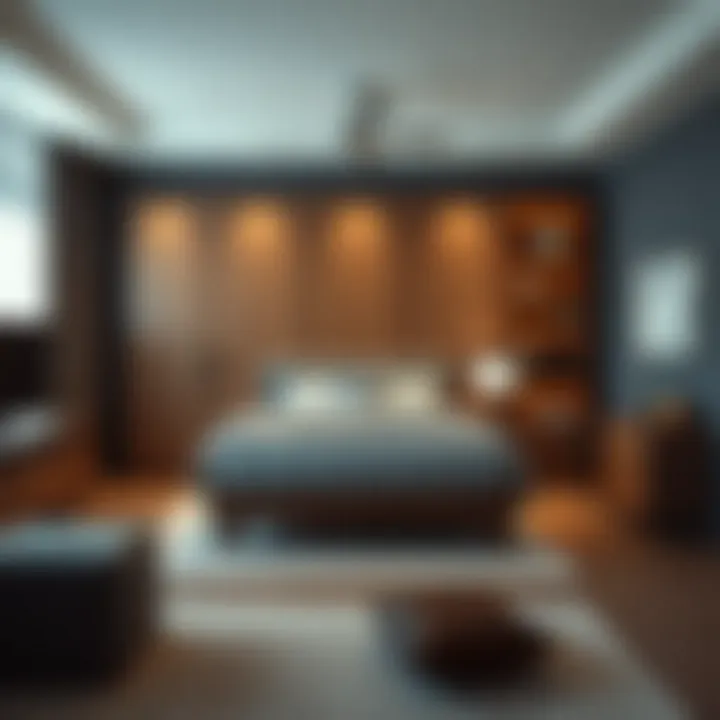 Innovative Storage Solutions Innovative storage solutions integrated into bedroom furniture