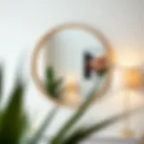 Contemporary Elegance: The Role of Mirrors in Interior Design Elegant 14-inch wall mirror reflecting modern decor