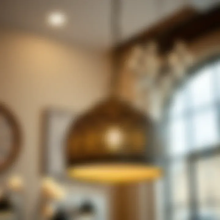 Elegant pendant light base showcasing intricate design