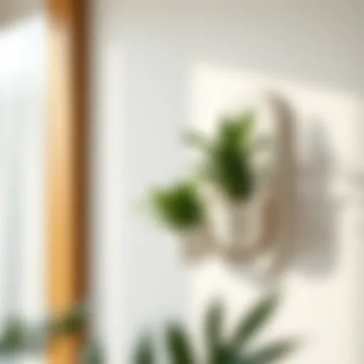 Modern Elegance: Wall-Mounted Planter Design Elegant wall-mounted planter showcasing modern design