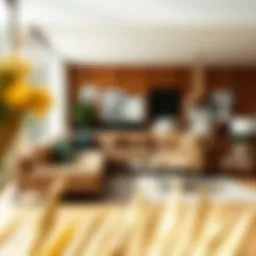 Modern sectional couch in a stylish living room setting