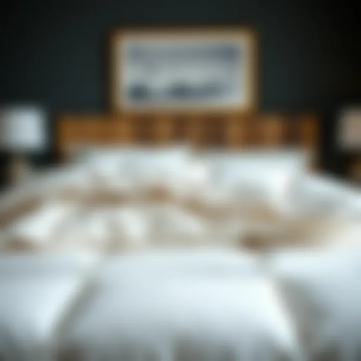 Luxurious Queen Duvet with Premium Down Luxurious queen duvet showcasing premium down material