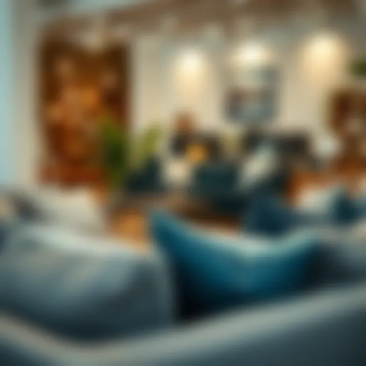 Local Boston retailer showcasing various sleeper sofa styles