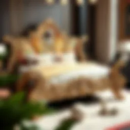 A beautifully designed sloth bed set showcasing intricate patterns and colors