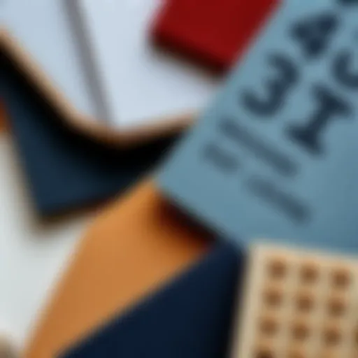 Diverse Materials for Sound Cancelling Boards A detailed view of various sound cancelling board materials showcasing textures and colors