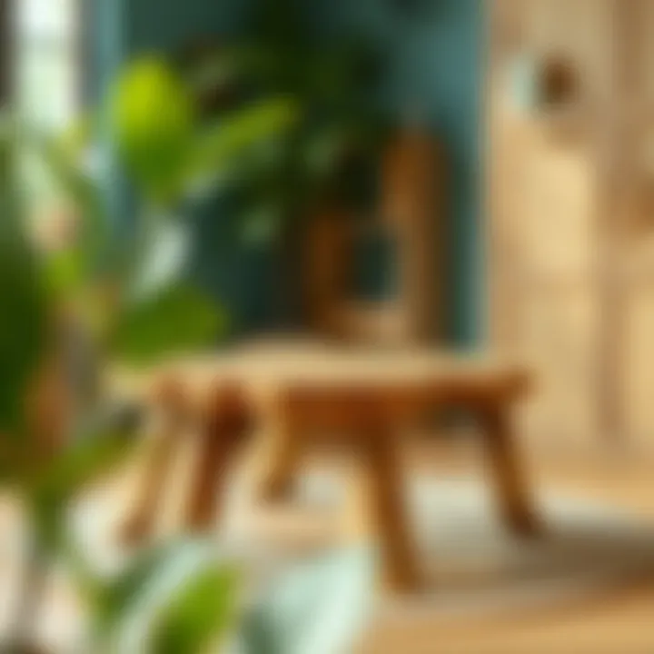 Eco-friendly furniture crafted from sustainable materials