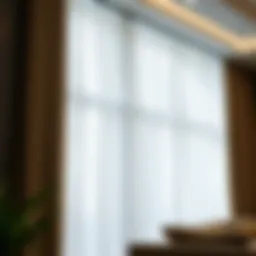 Elegant ten-foot curtain rod showcasing seamless design