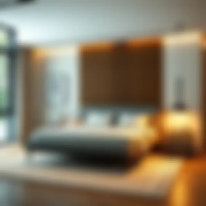 Elegant Design of a 1.2 Meter Bed in a Contemporary Setting Elegant 1.2 meter bed in a modern bedroom