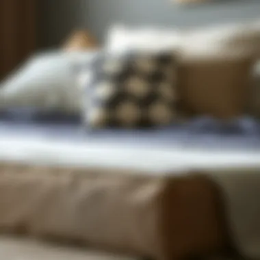 Material Choices and Textures for a 1.2 Meter Bed Close-up of materials used in a 1.2 meter bed