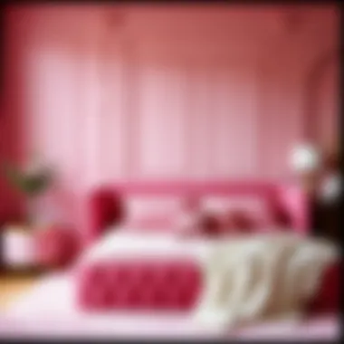 Color psychology of pink in bedroom design
