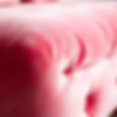 Close-up of crushed velvet texture and plush feel