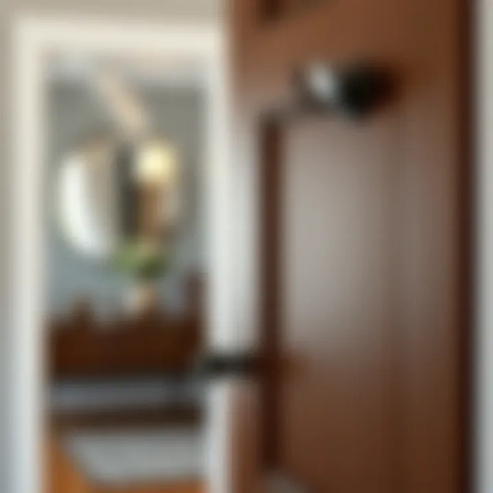 Elegant door hook design complementing home decor