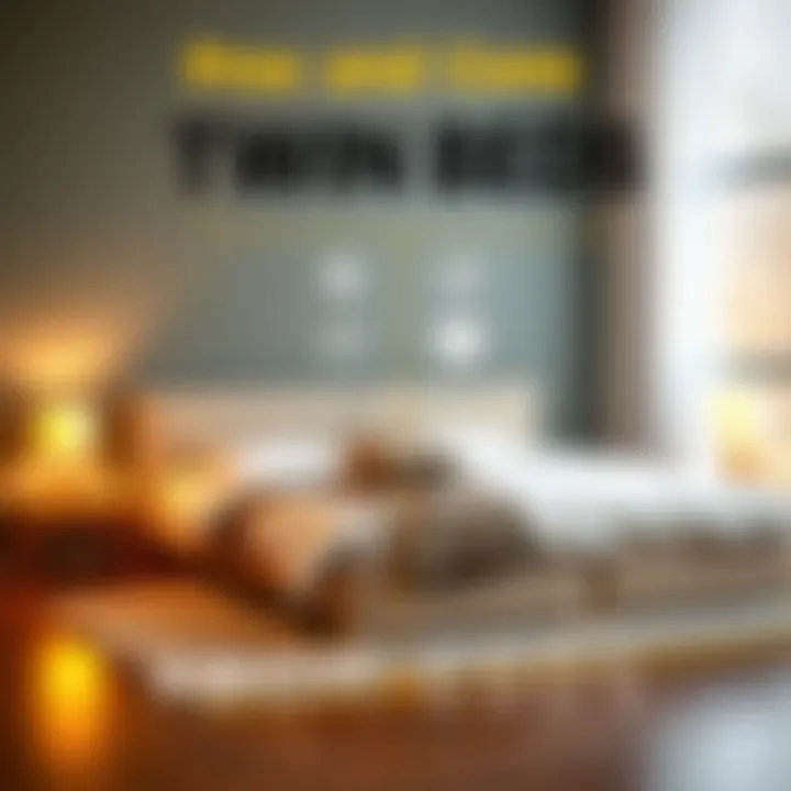 Pros and Cons of Combining Twin Beds Infographic detailing the advantages and drawbacks of combining twin beds.