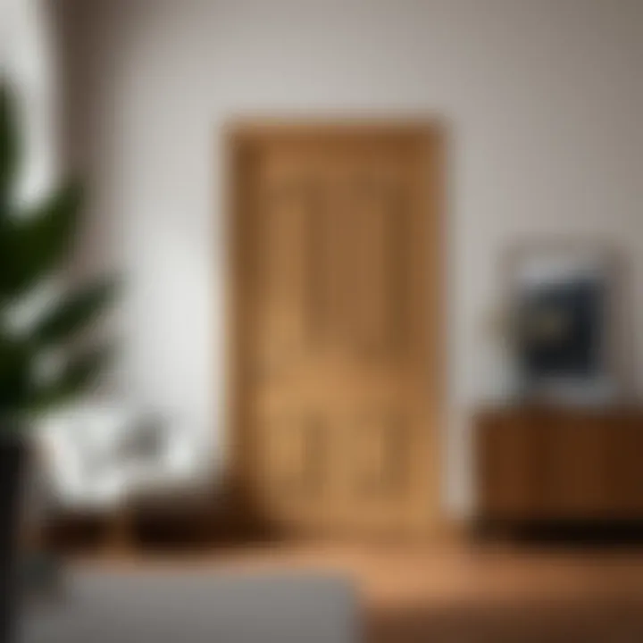 Diverse material options for crafting a 30 x 80 door