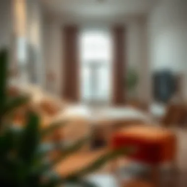 Stylish Space-Saving Solution Space-saving trundle bed in a stylish living room