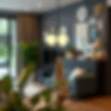 Elegant multi hanger hook showcasing modern design in a stylish interior