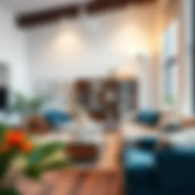 Versatile cube organizer in a modern living space