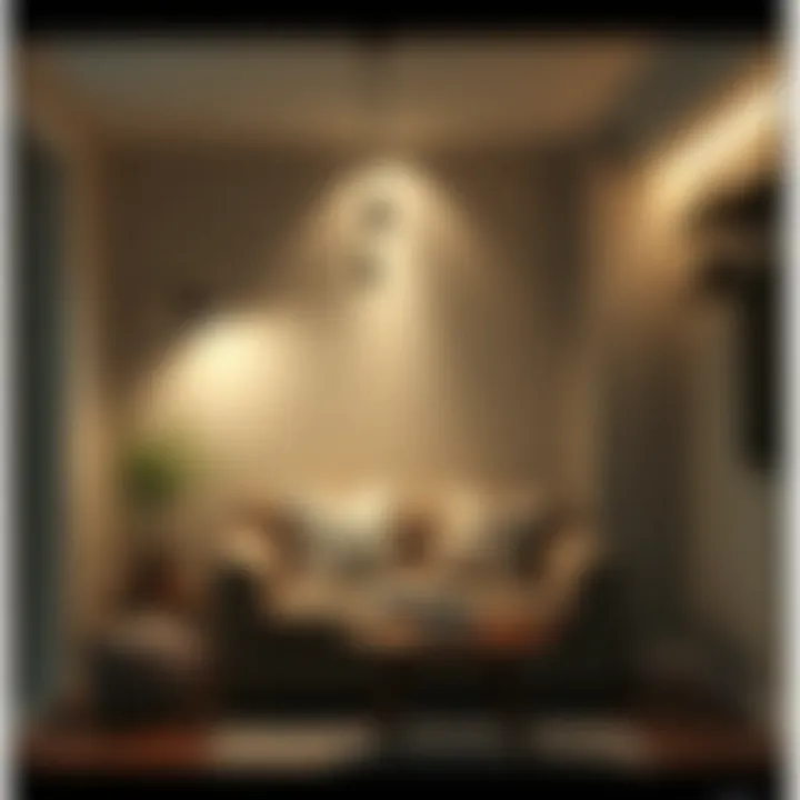 Cozy Reading Nook with Adjustable Wall Lighting Cozy reading nook enhanced by adjustable wall lighting