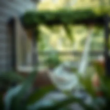 Durable materials used in balcony hammocks and stands