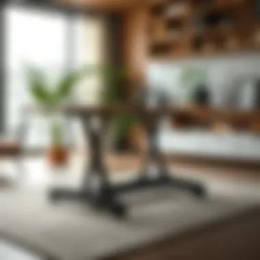 Innovative Adjustable Table Design An innovative height adjustable table with advanced technology features