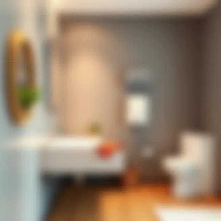 Space Optimization with Small Bathroom Sets Creative arrangement of a small bathroom set optimizing limited space