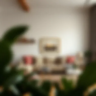 A well-decorated living space featuring a 38x53 cm frame