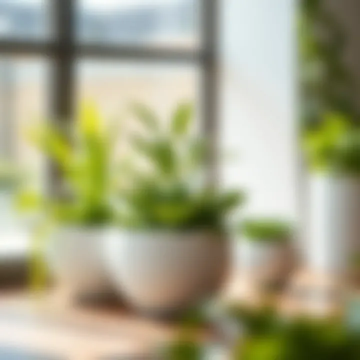 Sustainable materials used in modern planter designs