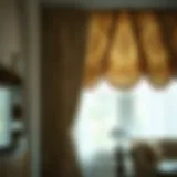 Intricate Patterns in Thibaut Drapes Elegant Thibaut drapery showcasing intricate patterns