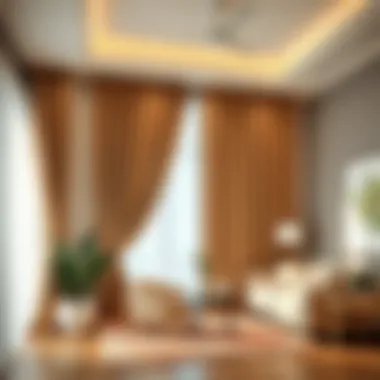 Elegant twist tab curtain design that enhances room aesthetics