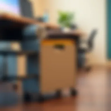 Innovative Features Enhancing Workspace Organization Innovative features of a rolling file cart enhancing workspace organization