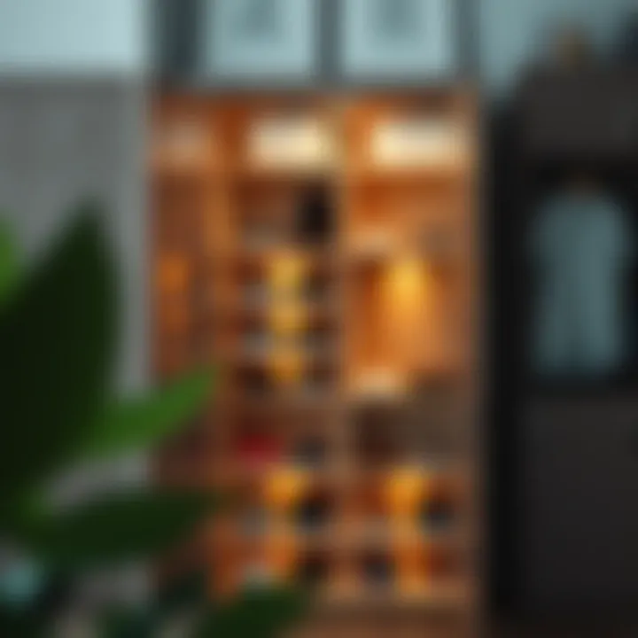 Efficient Organization Inside a Shoe Cabinet Functional shoe cabinet showcasing interior organization