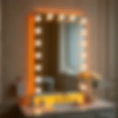 Elegant Vanity Mirror with Warm LED Lights Elegant vanity mirror with warm LED lights