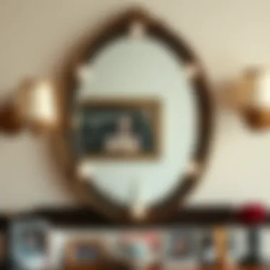 Vintage-Inspired Vanity Mirror Showcasing Intricate Design Vintage-inspired vanity mirror showcasing intricate design