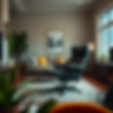 5 Position Floor Game Chair in a Cozy Living Room An inviting living room setting with a 5 position floor game chair enhancing the overall decor.