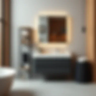 Modern Bathroom Vanity Cabinet Design Sleek design of a modern bathroom vanity cabinet